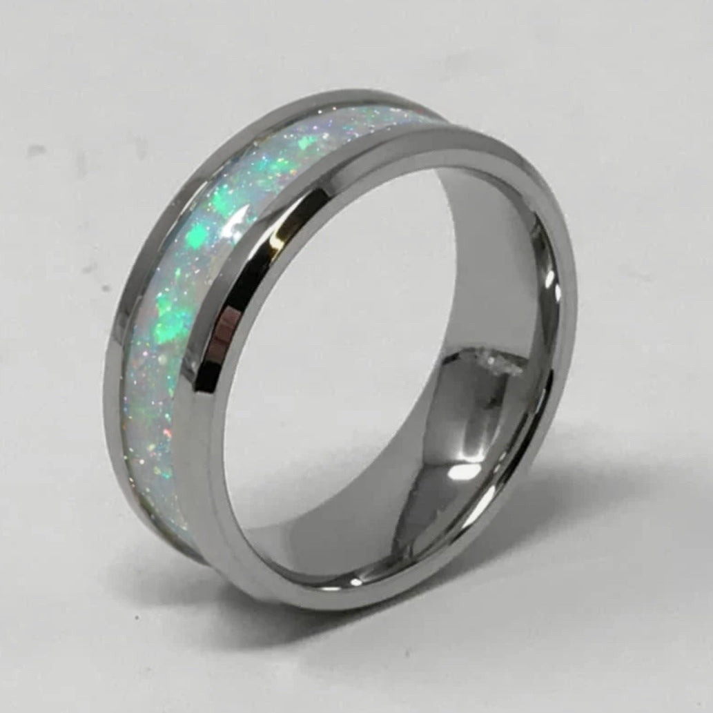 8MM STAINLESS STEEL RING