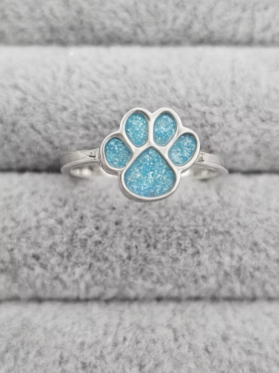 PAW PRINT 925 SILVER RING