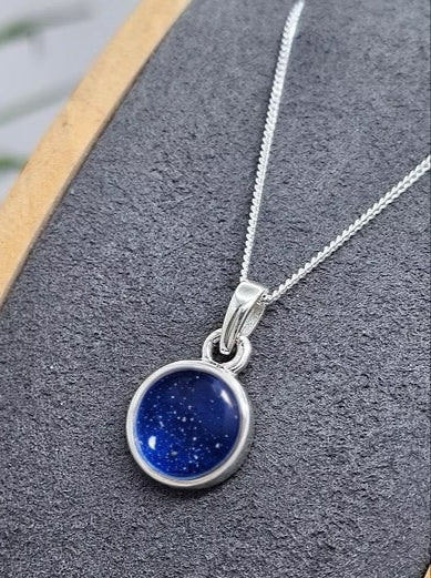 THICK TRIM 12MM ROUND 925 SILVER NECKLACE