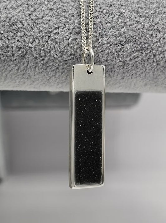 GENTS OBLONG BAR 925 NECKLACE
