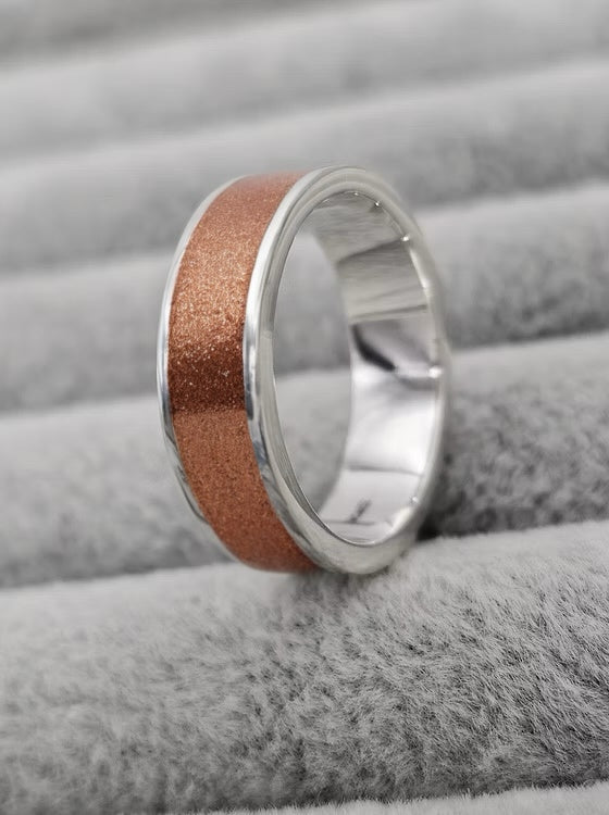 6MM 925 SILVER FULL CHANNEL BAND RING