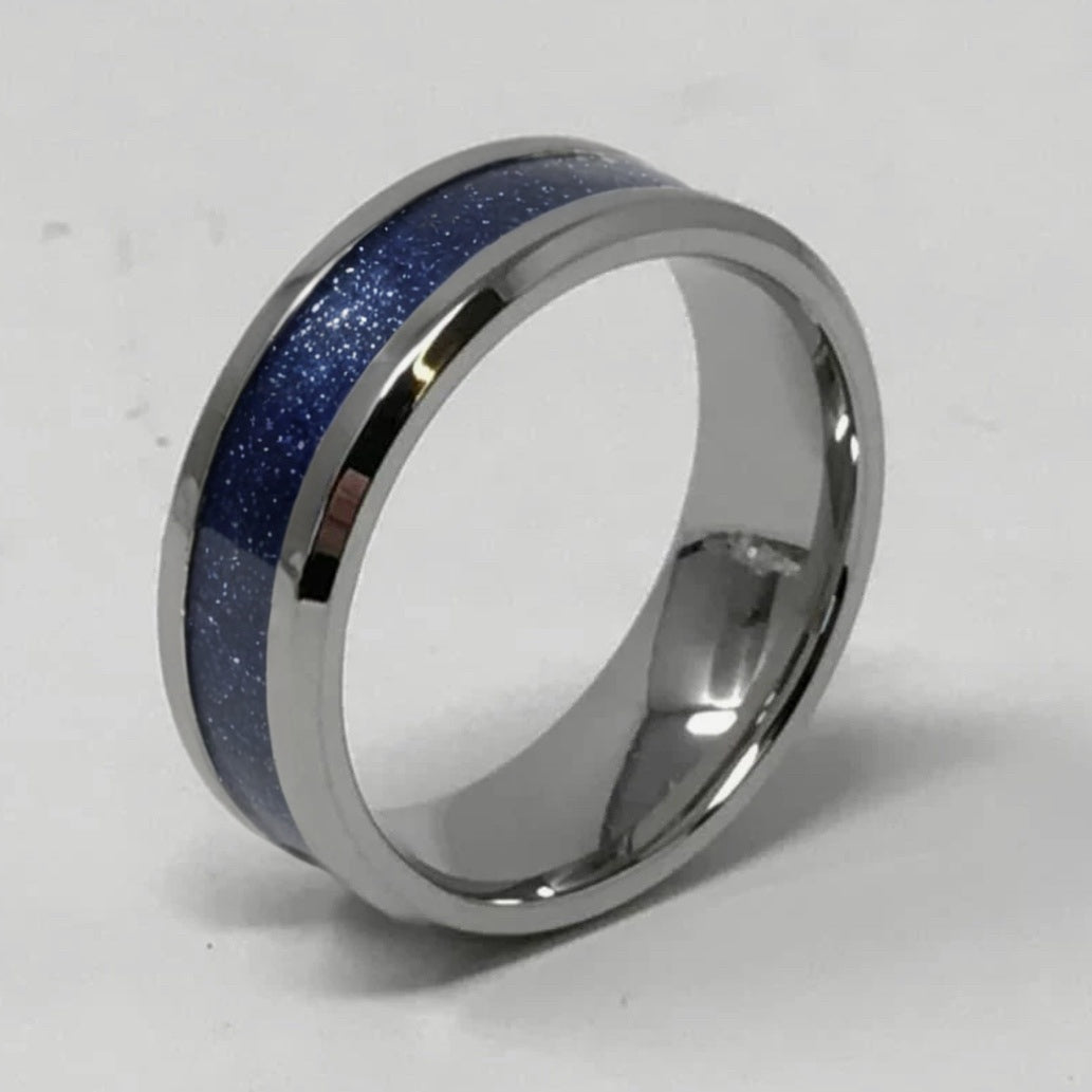 8MM STAINLESS STEEL RING
