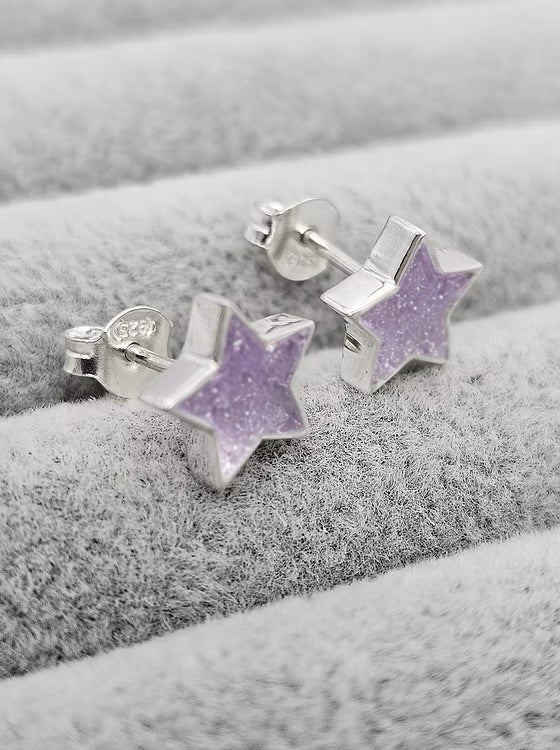 STAR 925 SILVER STUD EARRINGS