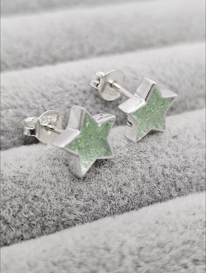 STAR 925 SILVER STUD EARRINGS