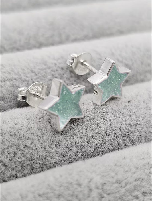 STAR 925 SILVER STUD EARRINGS