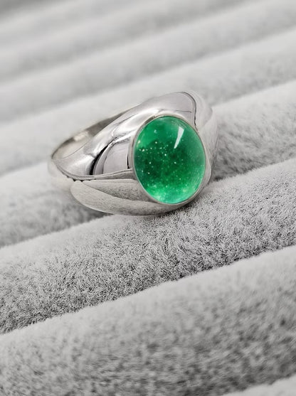 GENTS OVAL 925 SIGNET RING