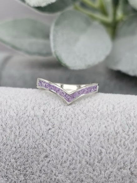 PLAIN WISHBONE 925 SILVER RING