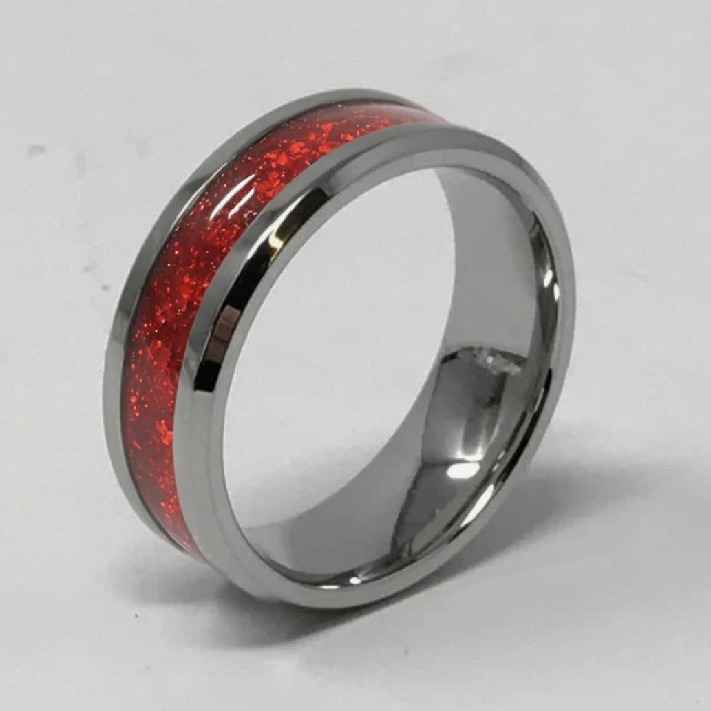 8MM STAINLESS STEEL RING