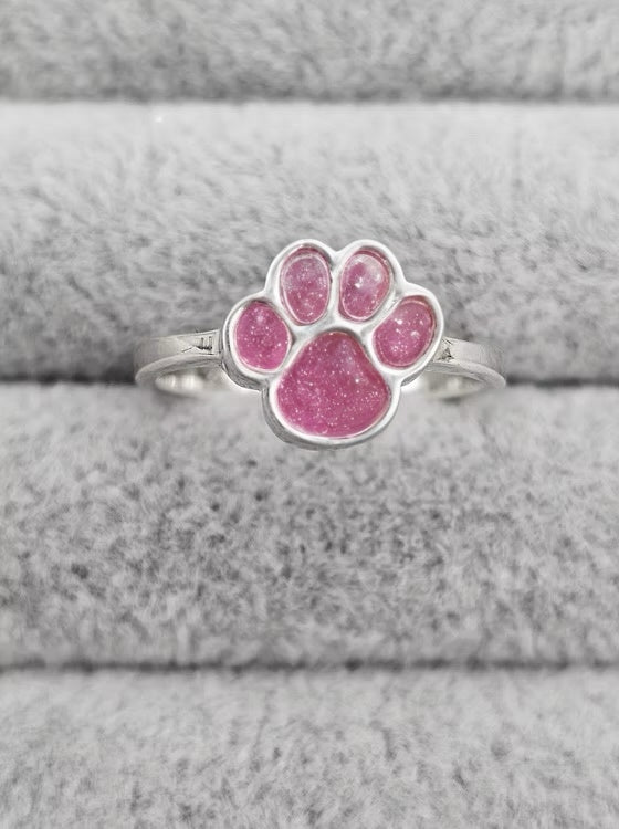 PAW PRINT 925 SILVER RING