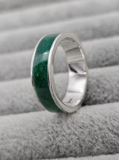 6MM 925 SILVER FULL CHANNEL BAND RING