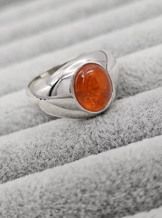GENTS OVAL 925 SIGNET RING